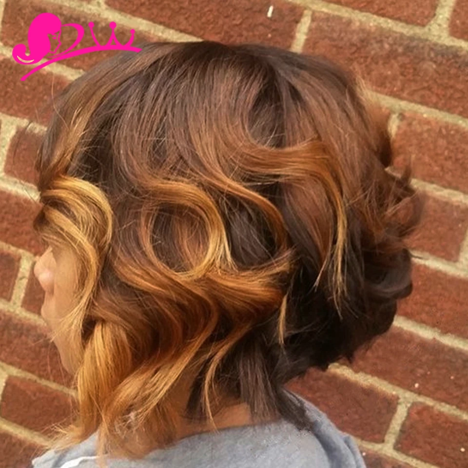 Xuchang Virgin Ombre Short Brazilian Loose wave Hair