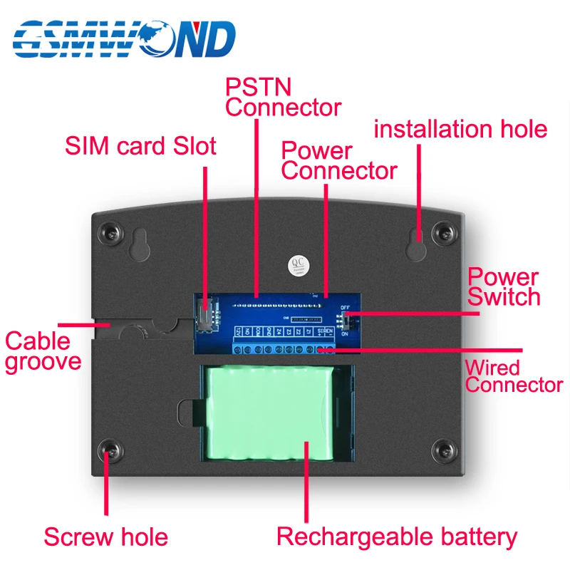 Wifi GSM PSTN hogar sistema de alarma antirrobo 433 MHz Sensor inalámbrico alarma de seguridad Dial automático grabación IOS Android APP