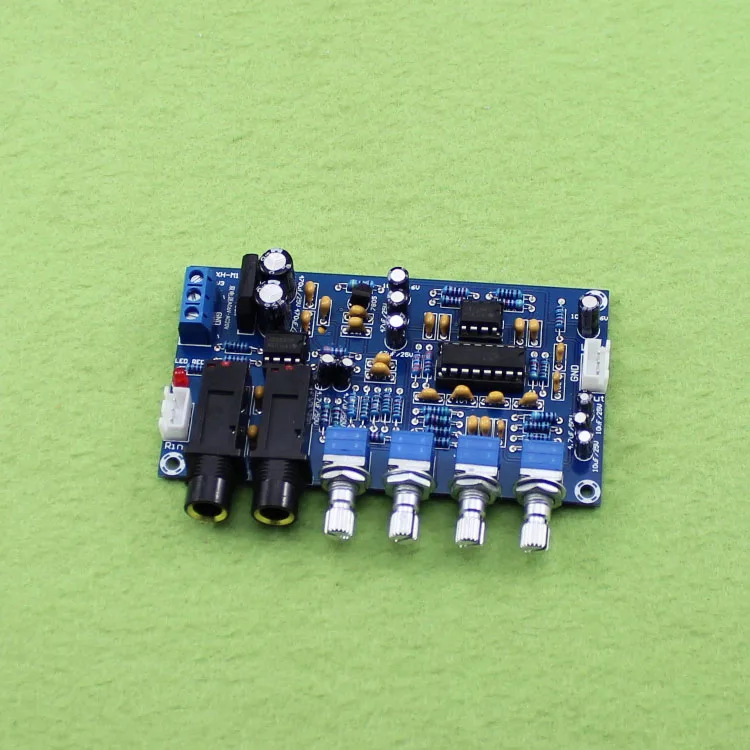 

Free shipping AC12V Kara OK reverberation board / amp reverb / microphone amplifier board / K song amplifier module( H5A5)