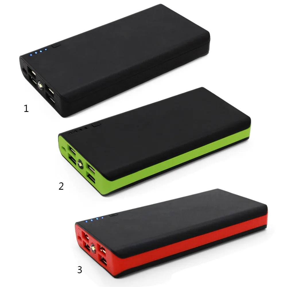 Универсальный 2.1A 4USB Внешний Аккумулятор Чехол 6x18650 зарядное устройство зарядный