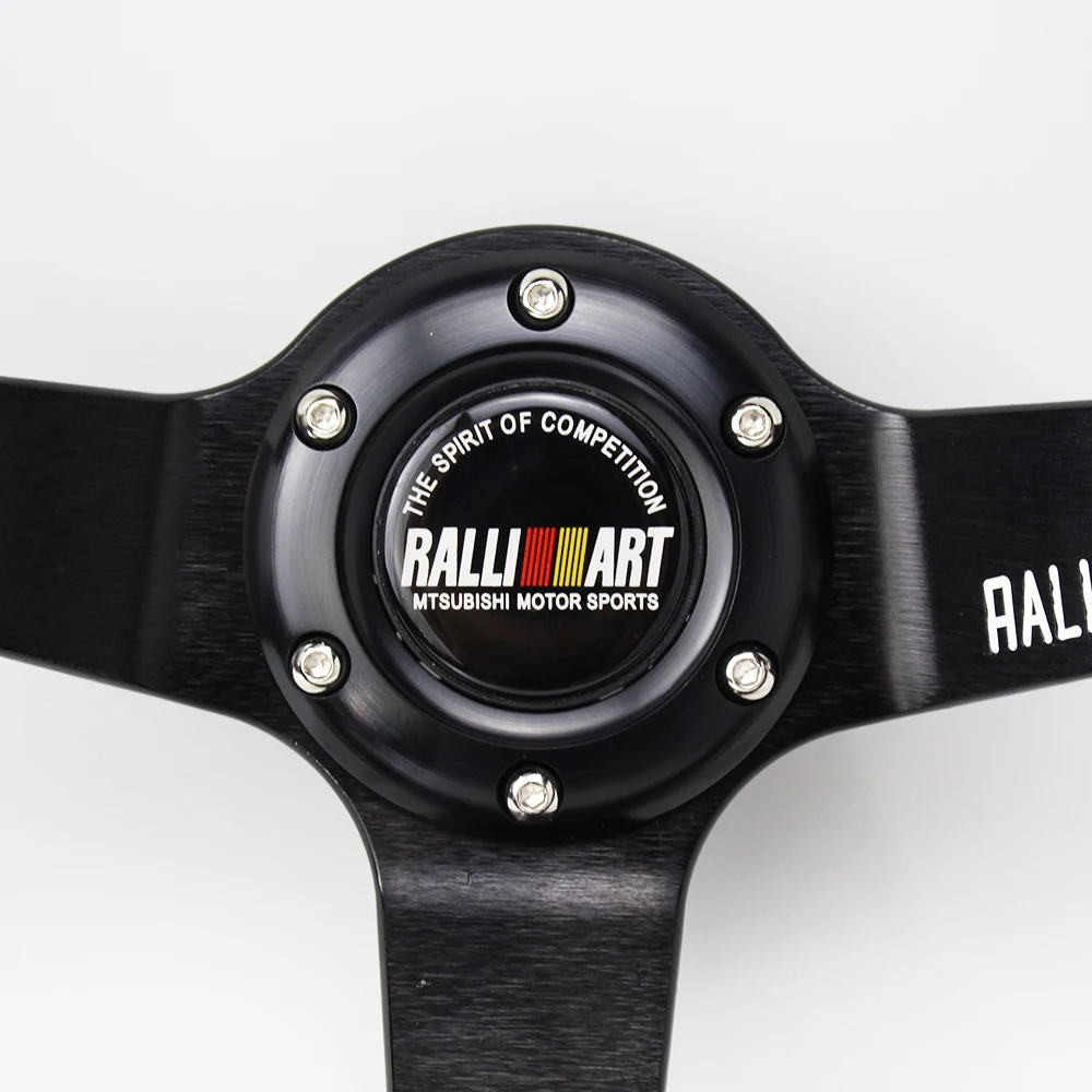 Ralliart 350 мм 14 дюймов глубокий блюдо замша гоночный руль|wheels wheel|wheel steeringwheel car racing |