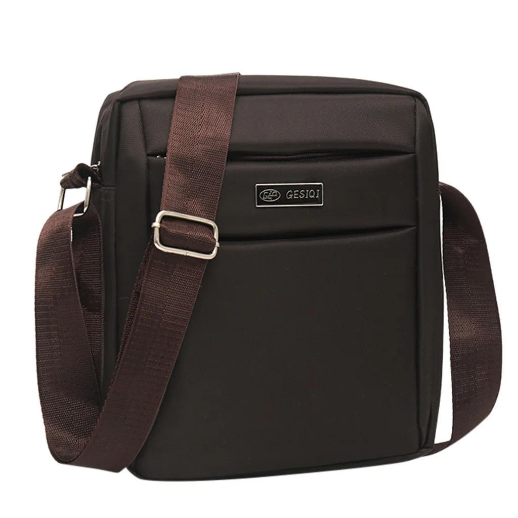 

Men's Fashion Casual Solid Color Business Shoulder Bag Outdoor Messenger Bags High Capacity High Quatily Durable Handbags YL4