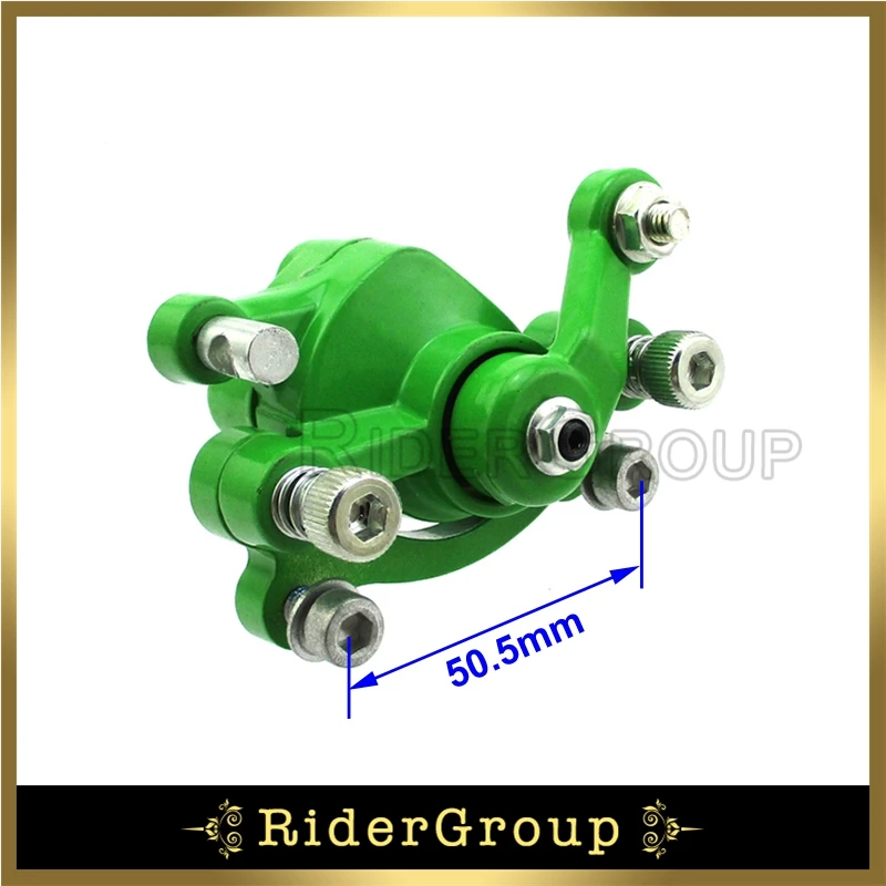 Green Front Disc Brake Caliper For 43cc 47cc 49cc Pocket Bike Mini Dirt