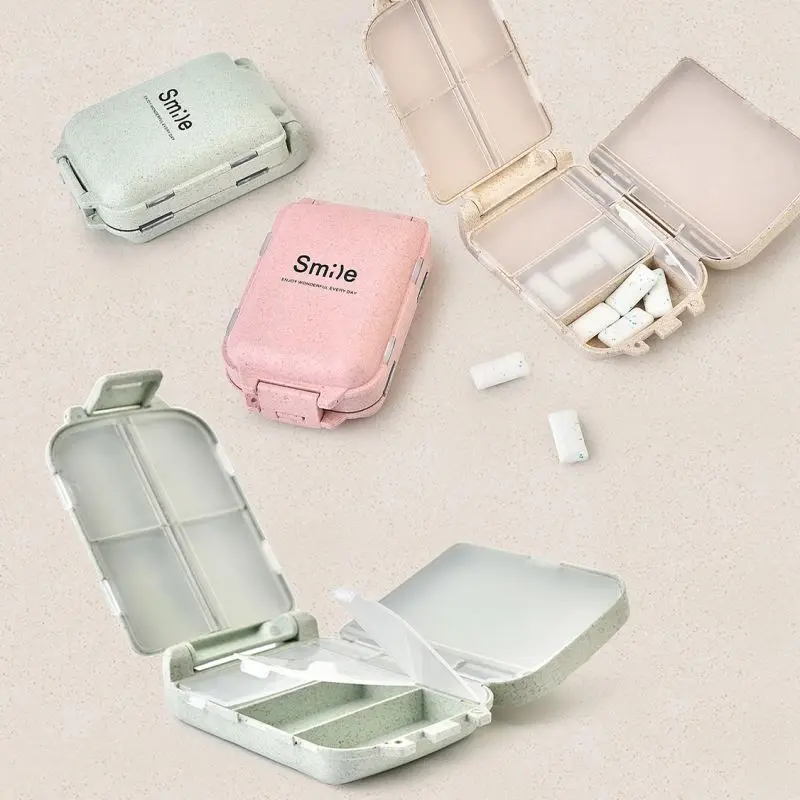 

Tablet Medicine Storage Dispenser Holder 7 grid Compartment Travel Pill Box Organizer Plastic Pill Organizer Case