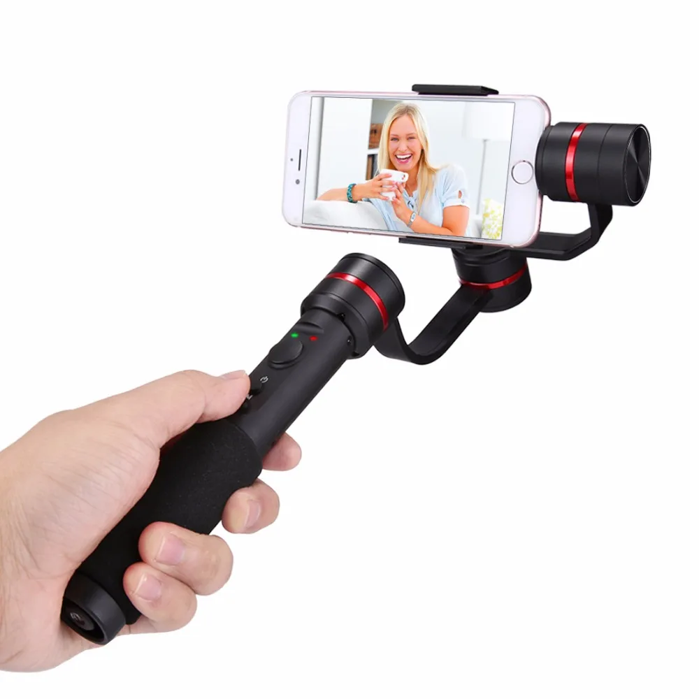 Puluz G1 3 оси ручной Selfie телефон Gimbal Steadicam Стабилизатор Крепление для 4 7 5 дюймов