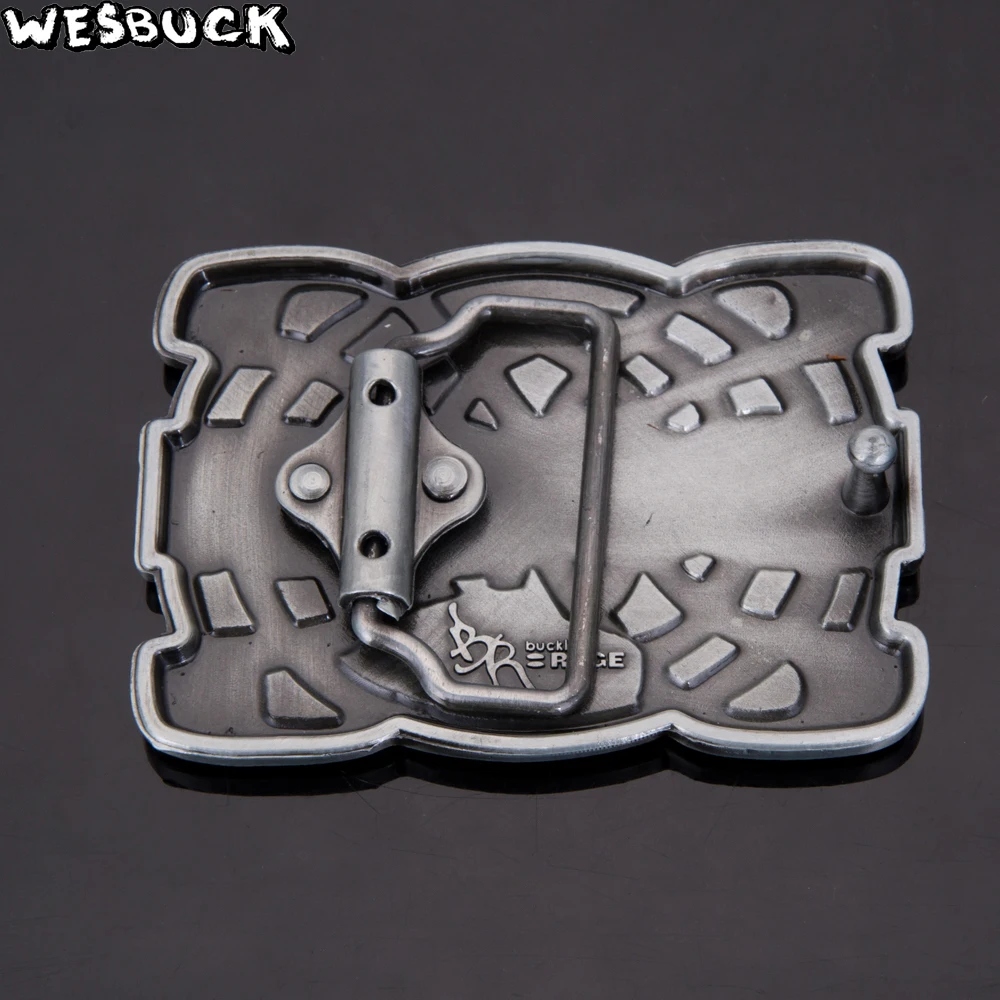 2020 Новый WesBuck бренд Celti пояс с пряжкой для мужчин Для женщин серый Western Buckles металла