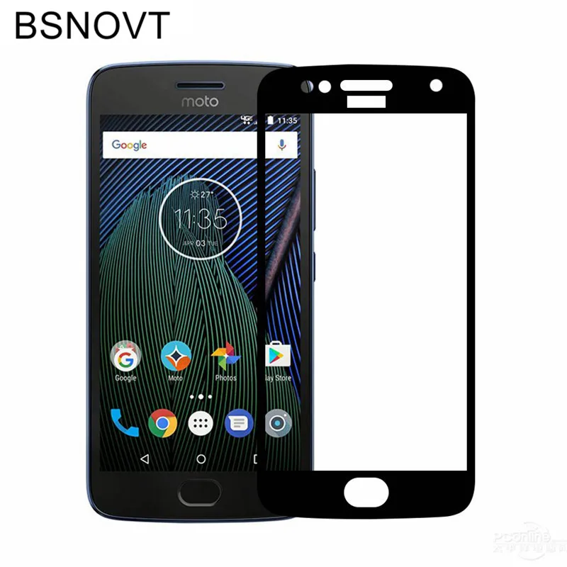 2 шт. Защита экрана для Moto E4 Plus стекло закаленное полное покрытие пленка XT1773 BSNOVT |