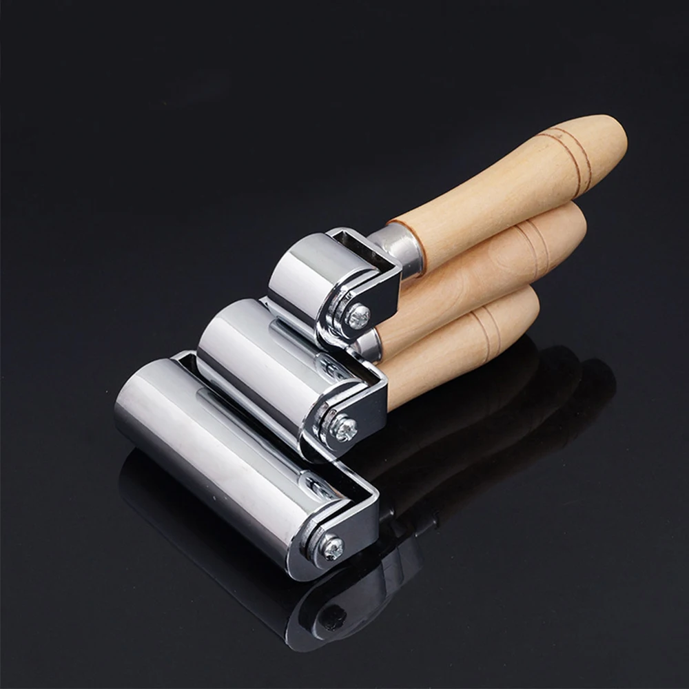 Buy 3Pcs 26mm+60mm+100mm Steel leather tools Crease