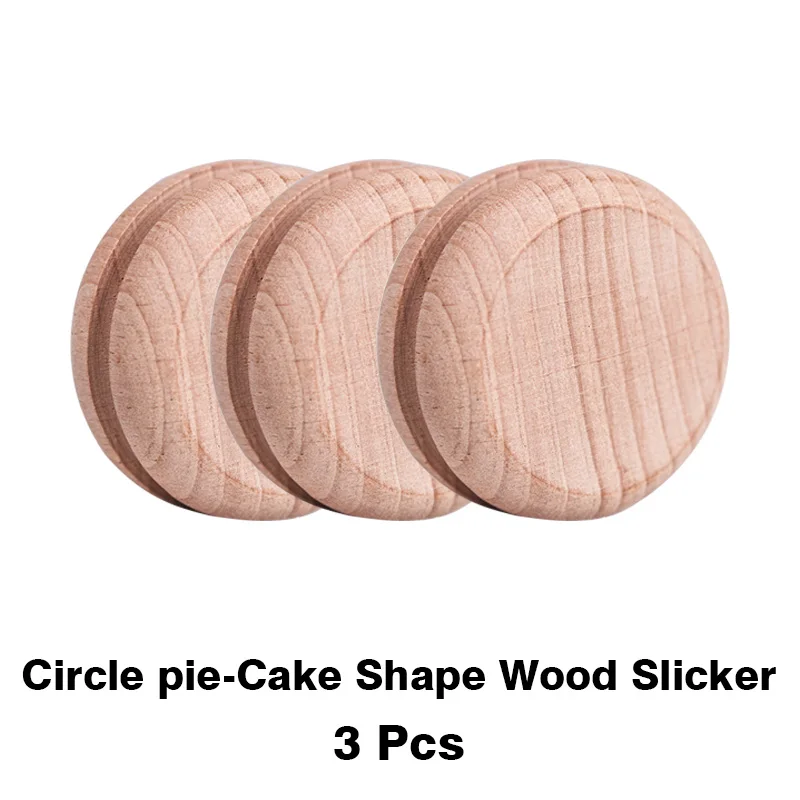 WUTA древесины кожаная кромка для полирования кожи полированная шлифовальный набор гладкой канавки кожа края дождевика Leathercraft инструменты 3 шт./упак - Цвет: Circle pie