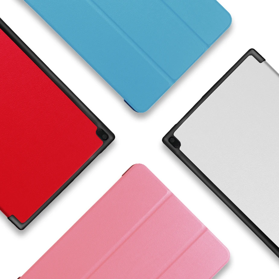 Чехол для Lenovo TAB 4 10 ТБ X304F тонкий складной флип чехол из искусственной кожи с