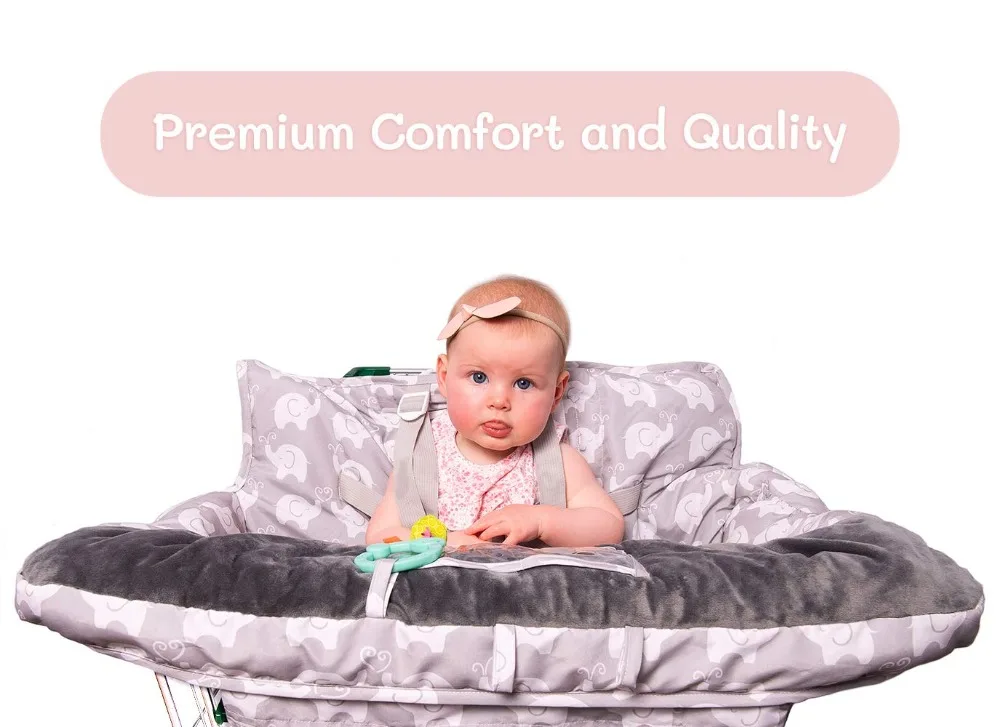 2-In-1 Baby Shopping Cart Cover &Amp; High Chair Covers 9 Chair And Sofa Covers
