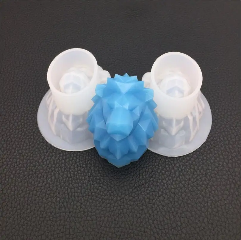 

Transparent Silicone Mould Dried Flower Resin Decorative Craft DIY Mold cutting Geometric lion epoxy resin molds for jewelry