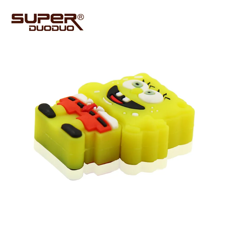 Pendrive 4GB 8GB 16GB 32GB 64GB USB Flash Drive Cute Spongebob Patrick together U disk lovely creative Cartoon pen drive Pendrive 4GB 8GB 16GB 32GB 64GB USB Flash Drive Cute Spongebob Patrick together U disk lovely creative Cartoon pen drive