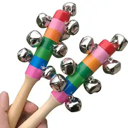 Shaunyging #5042 детские игрушки мультфильм животных Деревянный колокольчик музыкальные развивающие инструмент