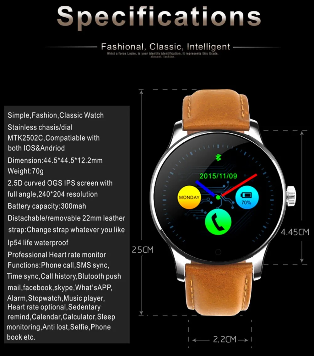 COXANG K88H Смарт часы Bluetooth Dail вызов сообщение Smartwatch телефон монитор сердечного ритма наручные часы для Android IOS Xiaomi huawei