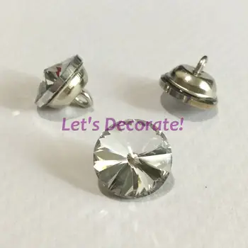 

FREE SHIPPING 350PCS/LOT 16MM Satellite Crystal Glass Buttons For Cloth/Handbag Decorations. WXK16350