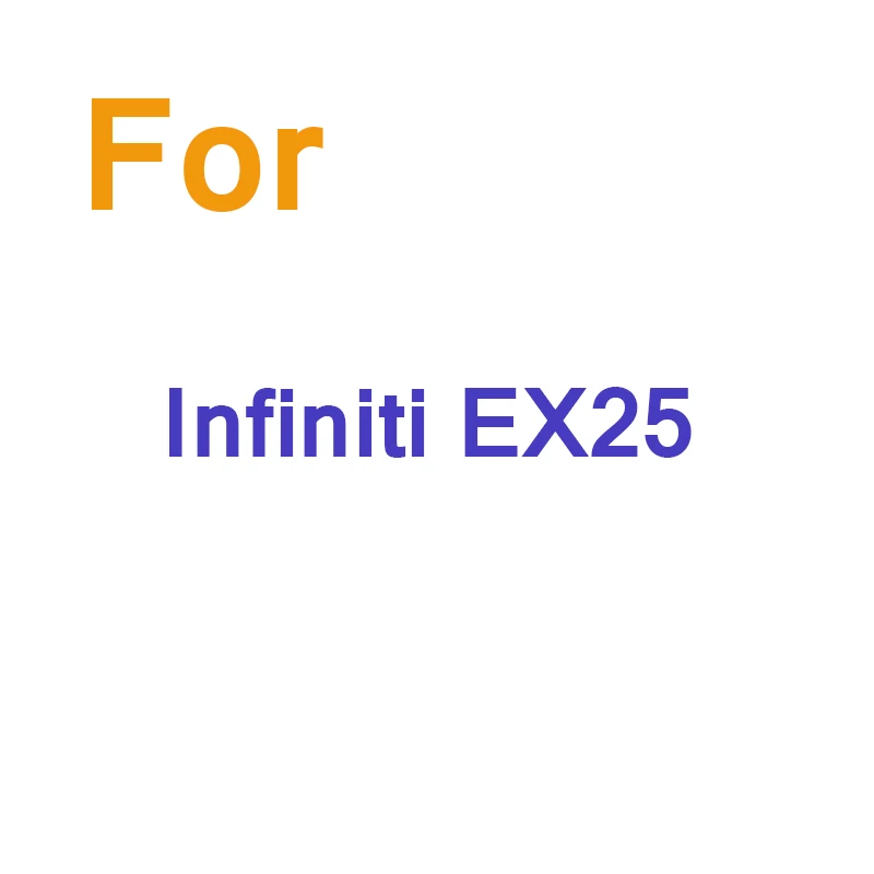 Cawanerl автомобильный уплотнитель уплотнительная прокладка комплект звукоизоляция для Infiniti EX EX25 EX35 EX37 Авто резиновый уплотнитель уплотнение края отделка - Цвет: For Infiniti EX25