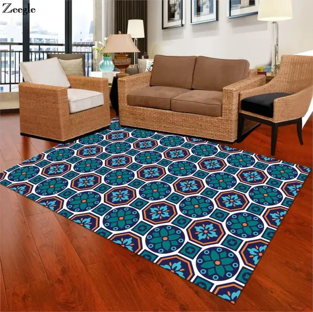 Us 8 41 42 Off Zeegle Nordic Carpets For Living Room Anti Slip Office Chair Floor Mats Flannel Children Bedroom Rug Soft Kids In