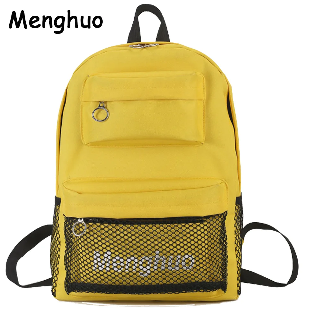 2017 MENGHUO New Waterproof Nylon Women Backpack Fashion Black Shoulder ...