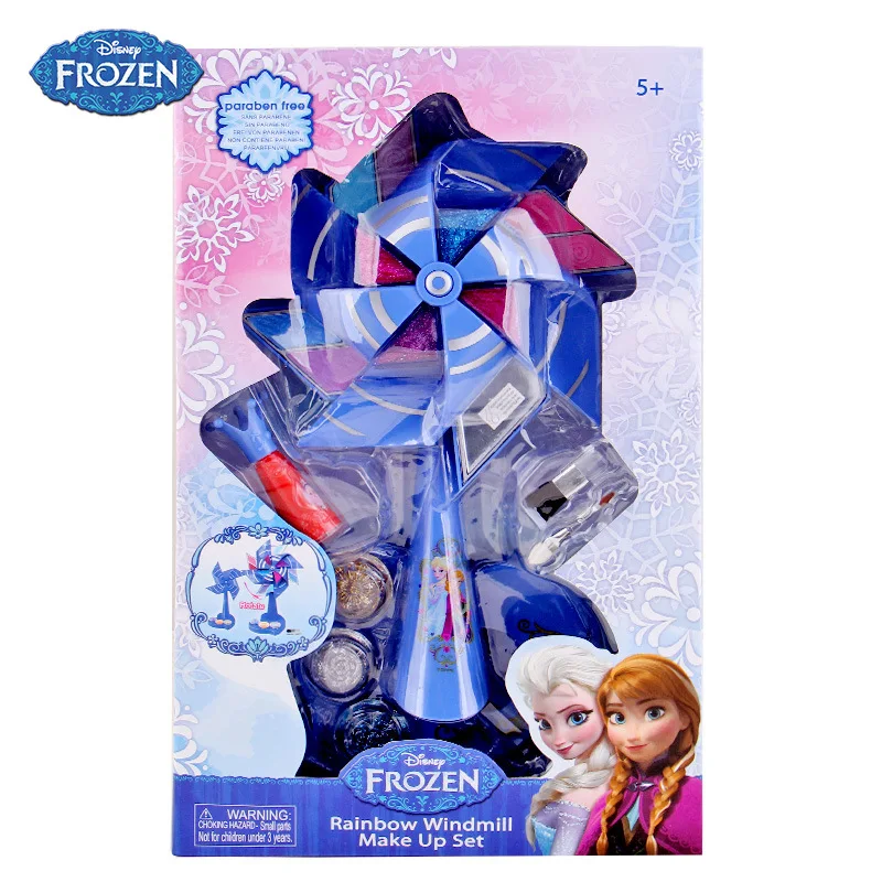 Disney снег красочные мельница девочек Макияж Box детская шоу Косметика подарки для