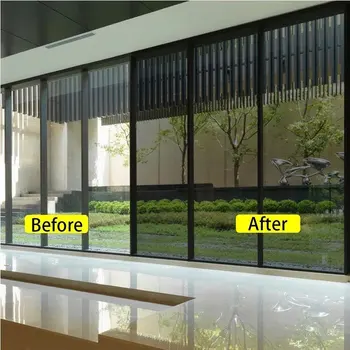 

1.52x20m One Whole Roll 5%VLT Home Auto Car Side Window Tint Film Anti UV Heat Resist Nano Ceramic Privacy Residential Vinyl