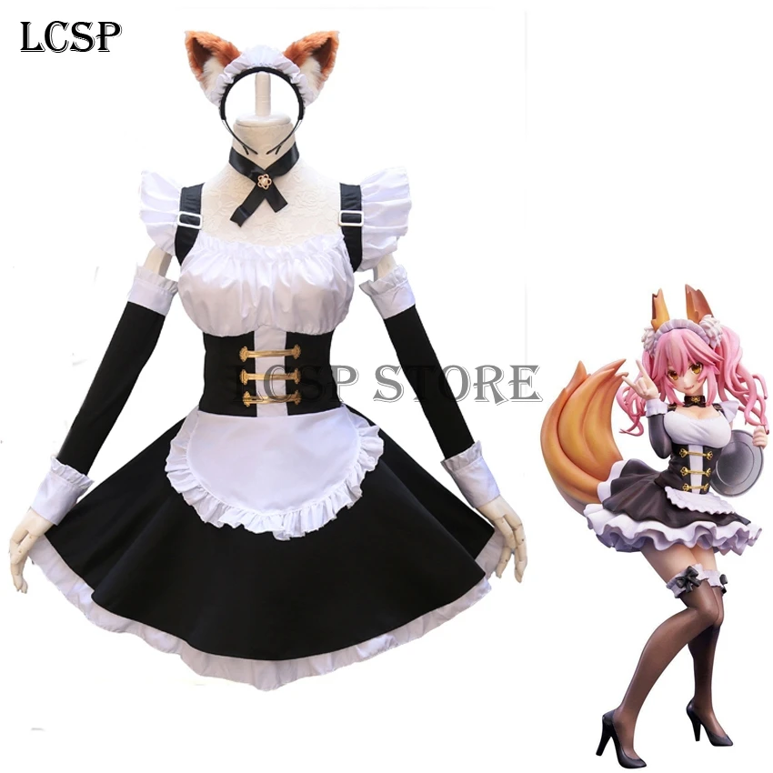LCSP FGO Union креативный костюм для косплея тамамо но Маэ из японского аниме Fate/Экстра