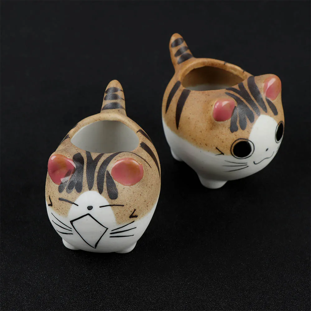 

2019 Fashion Lovely Succulent Plants Cartoon Basins Creative pottery Pastoral Animals Parties Flower pots