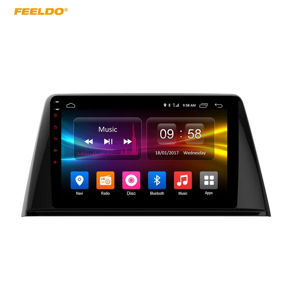 FEELDO 9 дюймов Android 6 0 (64 бит) &quotВосьмиядерный DDR3 2G/32G/FDD 4G Автомобильный DVD GPS радио