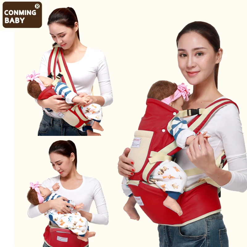 

Ergonomic Baby Carrier Front Facing Ergonomic Kangaroo Baby Wrap Sling for Baby Travel Infant Baby Hipseat Carrier