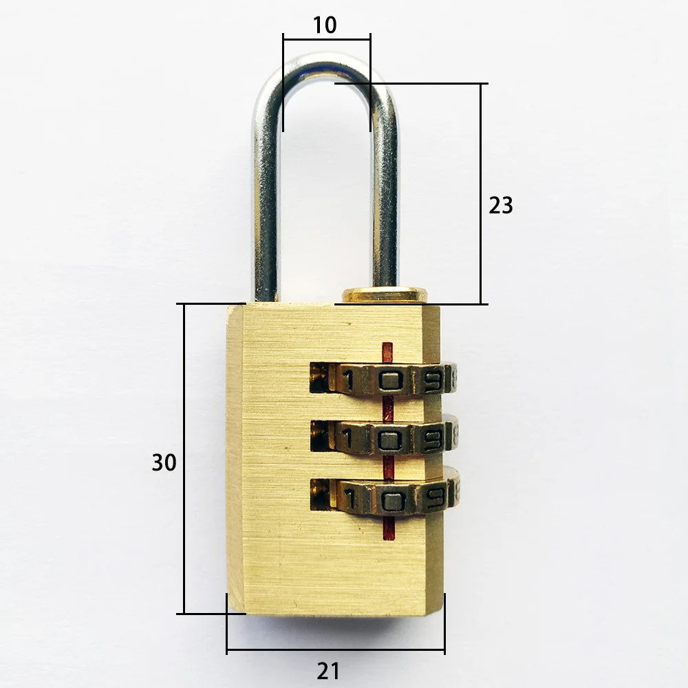 Мини 3 или 4 номера сбрасываемый висячий замок Цифра пароль сумка багаж Механическая комбинация dial-up keyless дорожный латунный кодовый замок