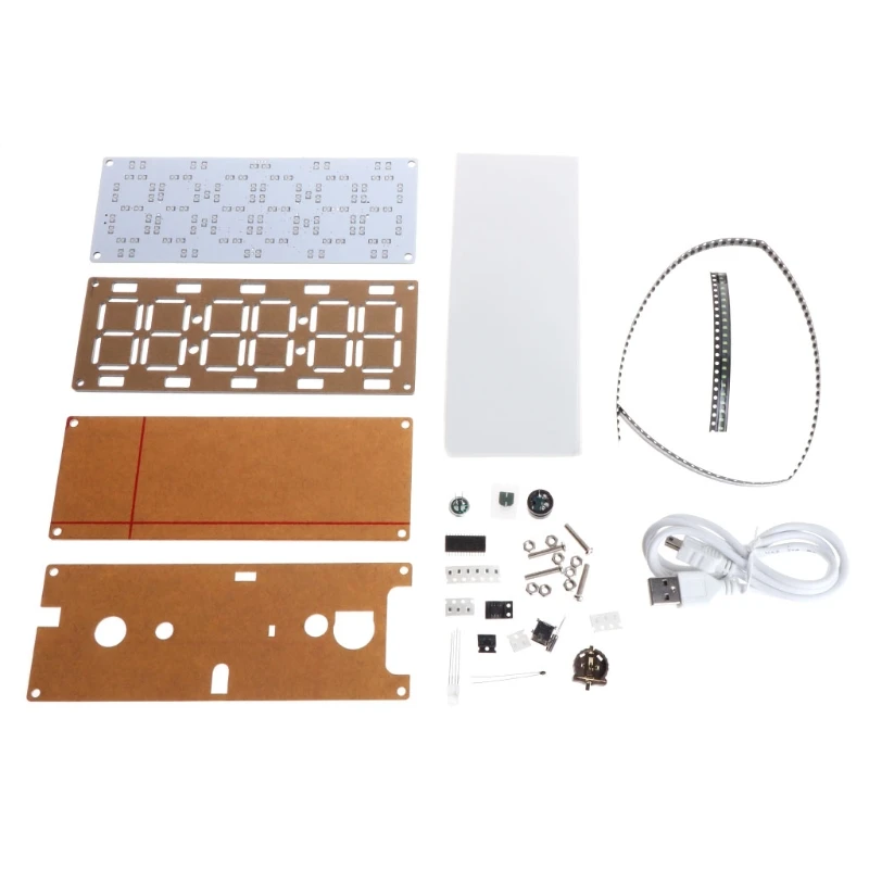 Kit de reloj LED de dos colores con pantalla grande de 6 dígitos y Control táctil con temperatura/Fecha/semana Kit de reloj LED de dos colores con pantalla grande de 6 dígitos y Control táctil con temperatura/Fecha/semana