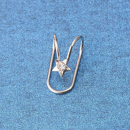1Pc Silver Color /Golden Ear Cuff Earrings Women Star Heart Charming Hot Sale Without Non Piercing Cartilage Ear Clip