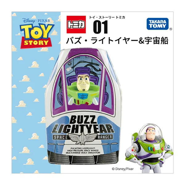 TAKARA TOMY DISNEY& TOMICA Toy Story Buzz Lightyear Woody Коллекция 1: 64 модели игрушечных автомобилей Изысканные Подарки для детей - Цвет: 1