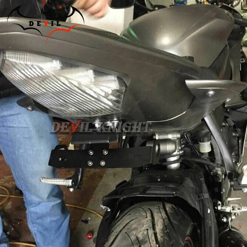 Держатель номерного знака Светодиодная лампа для YAMAHA YZF R6 YZFR6 2006 2018 аксессуары