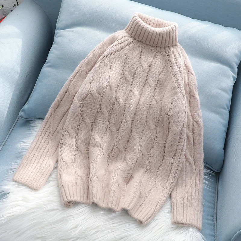 sweater women's loose twist pullover Korean version 2018 new winter thickened bottom knitted sweater thick sweater sweater women's loose twist pullover Korean version 2018 new winter thickened bottom knitted sweater thick sweater