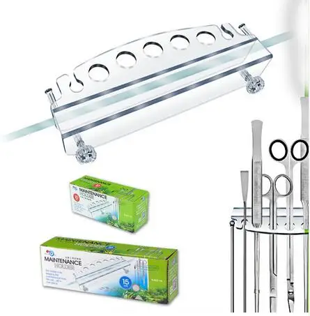 

Practical Light Transmission Clear Acrylic Water Plants Grass Maintenance Tool Holder Practical Aquarium accessories Supplies