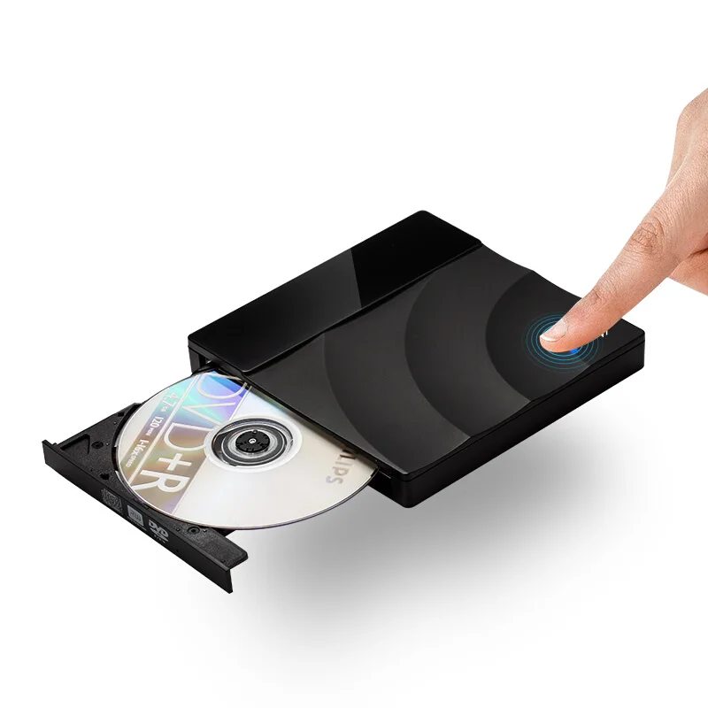  USB Optical Drive External USB 3.0 CD/DVD-ROM Combo RW ROM Burner for Dell Lenovo Laptop for Mac OS