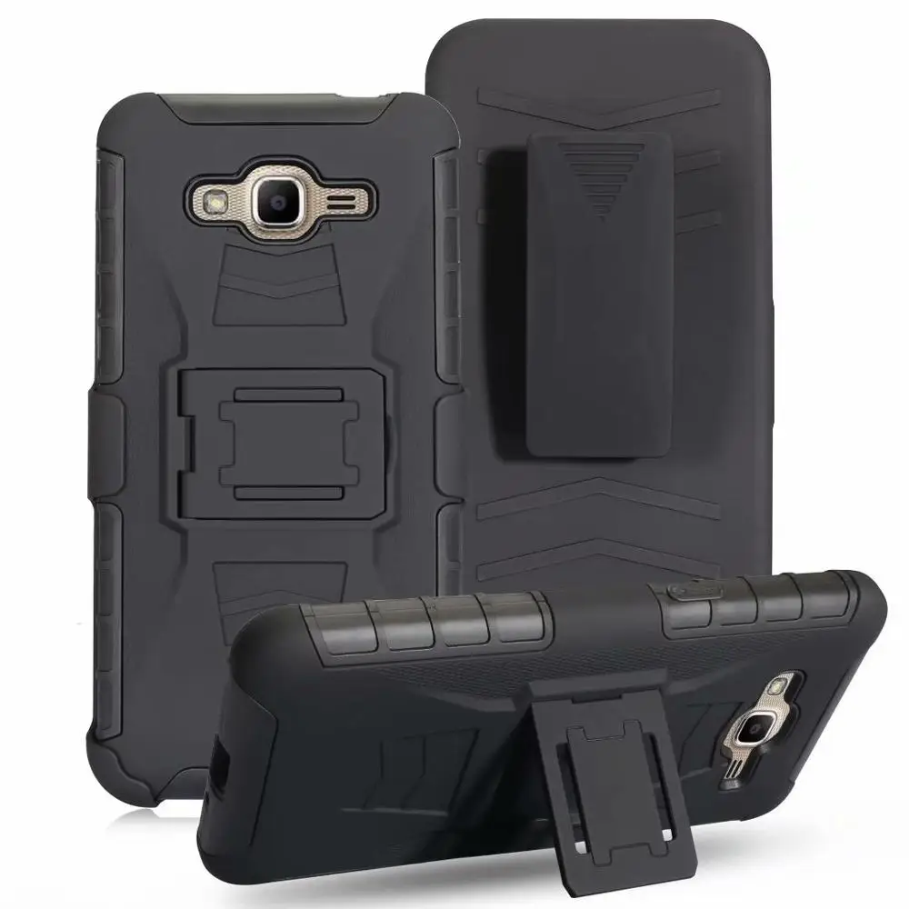 

ShockProof Heavy Duty Armour Tough Stand Case With Belt Clip For Samsung Galaxy J7 2016 J710