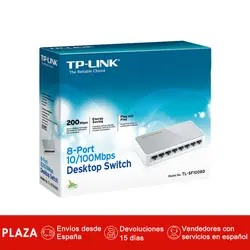 TP-LINK 8-port 10/100 Мбит/с настольный коммутатор, без administrado, Bidireccional completo (полный дуплекс)