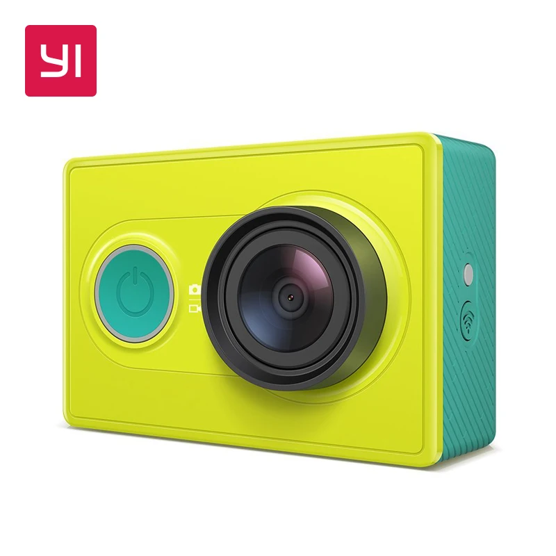YI Action Camera 1080P Lime Green 16.0MP 155 degree Ultra-wide Angle 3D Noise Reduction WiFi Sports Mini Camera camera : image YI Action Camera 1080P Lime Green 16.0MP 155 degree Ultra-wide Angle 3D Noise Reduction WiFi Sports Mini Camera camera