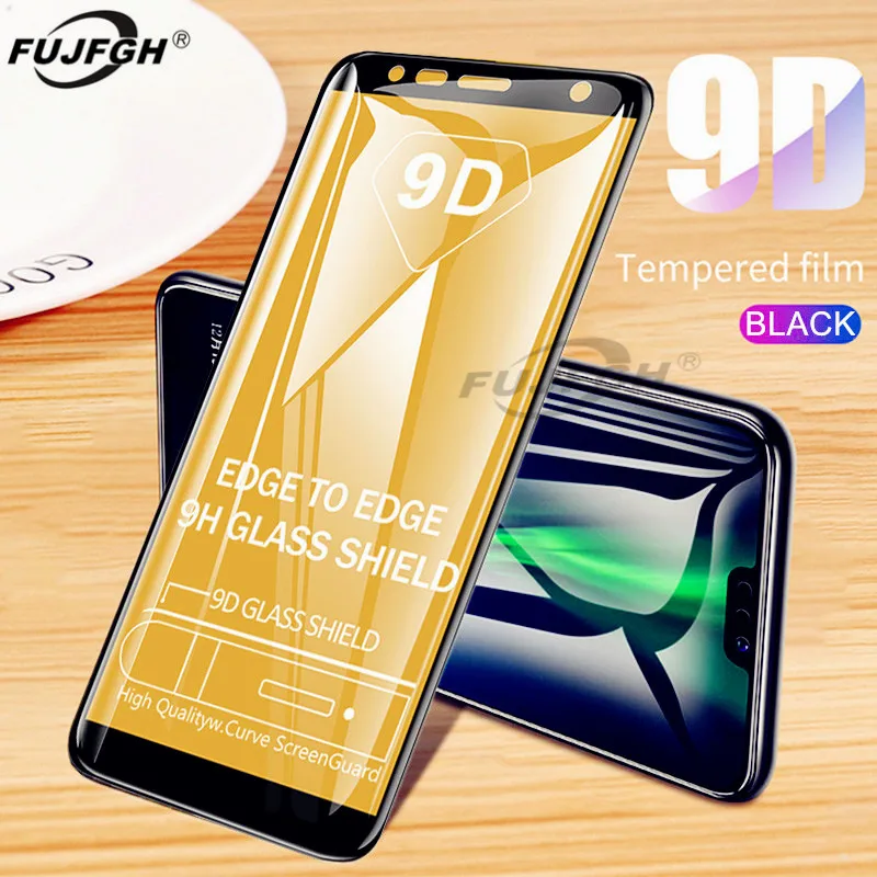 

FUJFGH 9D Tempered Glass on For Samsung Galaxy J4 Plus J6 J8 A6 A8 A7 2018 Screen Protector A5 A3 A7 2017 Protective Glass Film