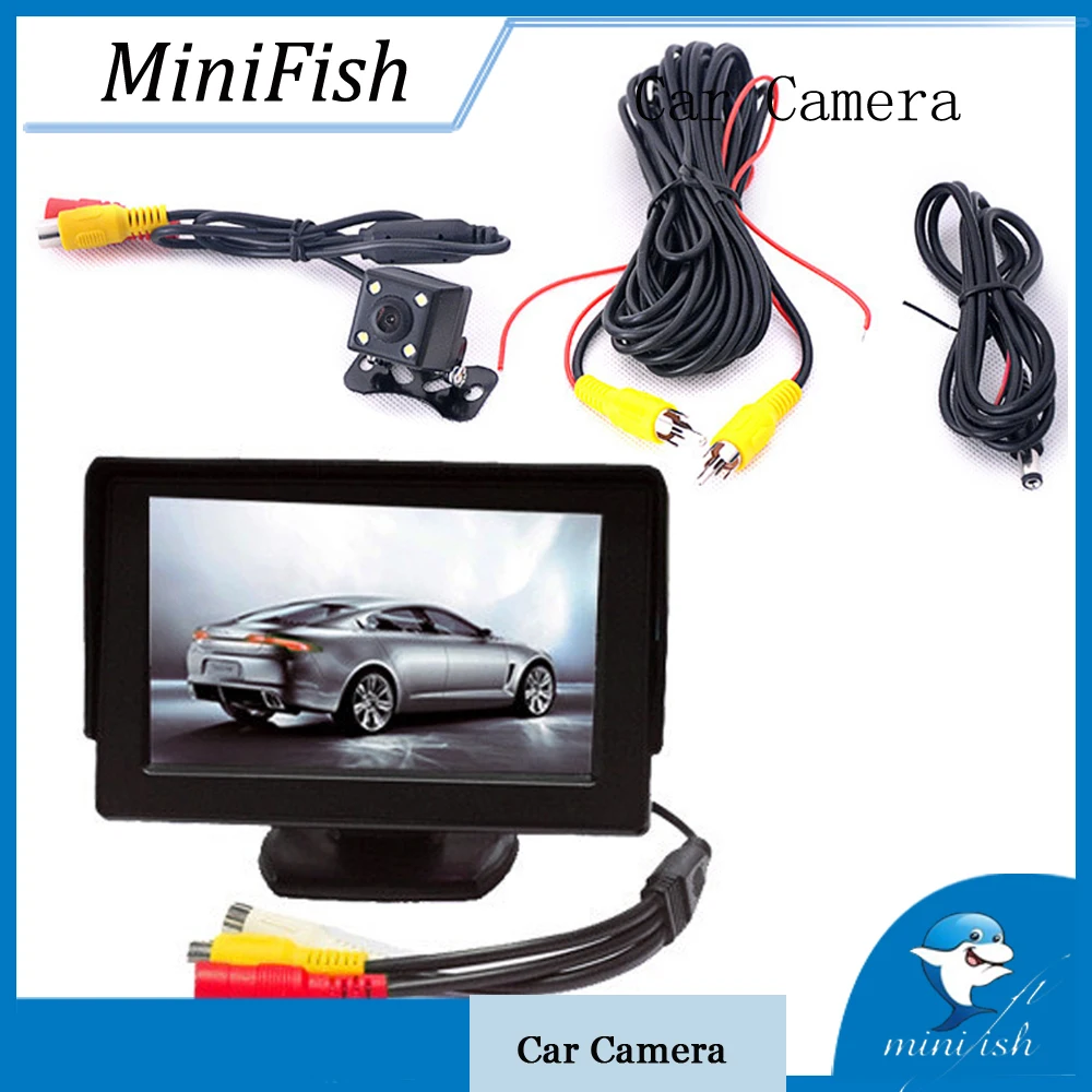 

4.3 inch HD Car Rear View Monitor Night Vision Backup Rearview Camera with Reversing LCD TFT Display