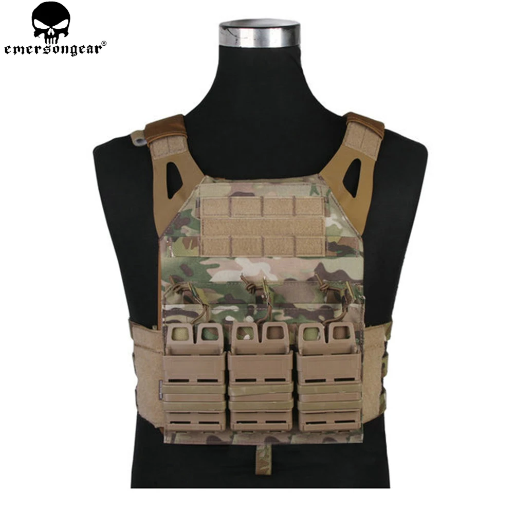 

EMERSON GEAR JPC VEST with 5.56 Fastmag Pouch Hunting Combat Vest Tactical Plate Carrier Magazine Pouch multicam Vest EM7341