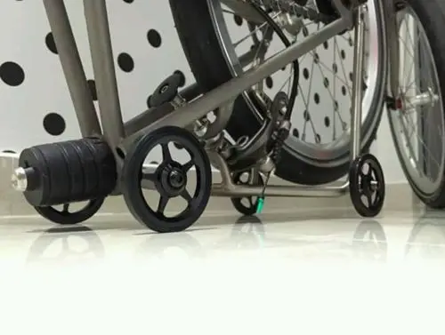 Flash Deal 1pair Super Lightweight easywheel For Brompton black/silver/gold 1 Flash Deal 1pair Super Lightweight easywheel For Brompton black/silver/gold 1