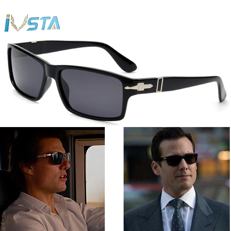

IVSTA Driving Sunglasses Men Polarized Sunglasses Mission Impossible4 Tom Cruise James Bond Superstar Brand Designer Googles