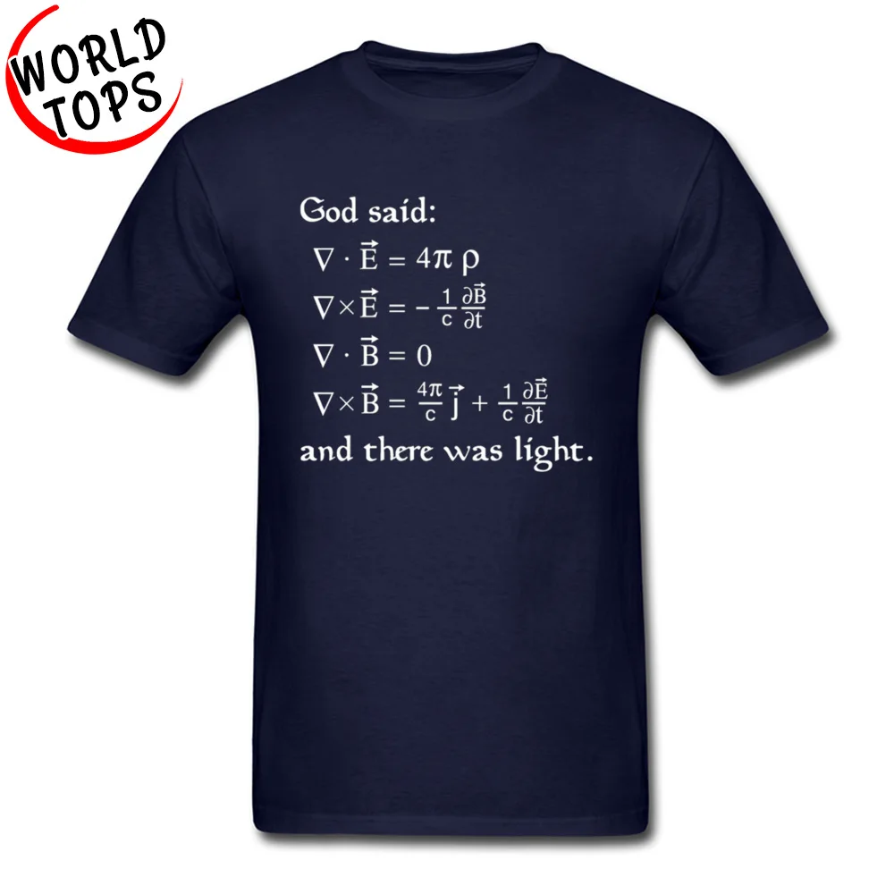 Tops Tees Tee Shirt God said -3244 Summer Fall Short Sleeve Pure Cotton O Neck Man T Shirt Fitness Tight New Design God said -3244 navy