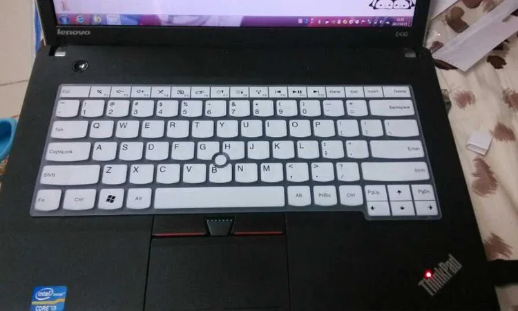 Color : Candyblue waschbar DJNCIA Flexible Laptop-Tastatur Abdeckungs-Schutz for Lenovo ThinkPad T480 E485 T475 E475 E470 T480 T470s T470 E431 T440p T430 T470 E480 E445 E450 Staub Anti-schmutzig