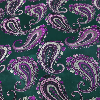 

100cm*75cm Retro Paisley Embroidery Brocade Material Ethnic Chinese Fabric Viscose