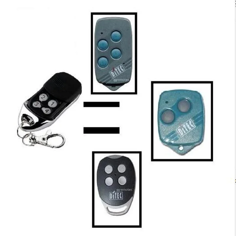 

50PCS DITEC GOL4,BIXLP2,BIXLS2,BIXLG4 Rolling code 433mhz duplicator replacement garage door remote control