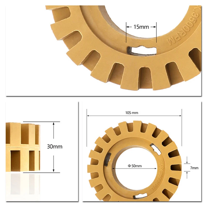 Polishing Wheel Decal Remover 88mm/100mm Quick Polishing Removal Tool For Car Stickers And Decals Remover Tools